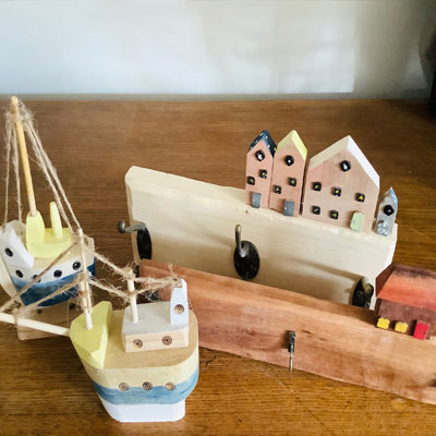 Small wooden boats handmade to order by Byefield Emporium