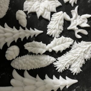 Boughs of Holly  Decor Mould  Resin Castings . This is not the actual Mould